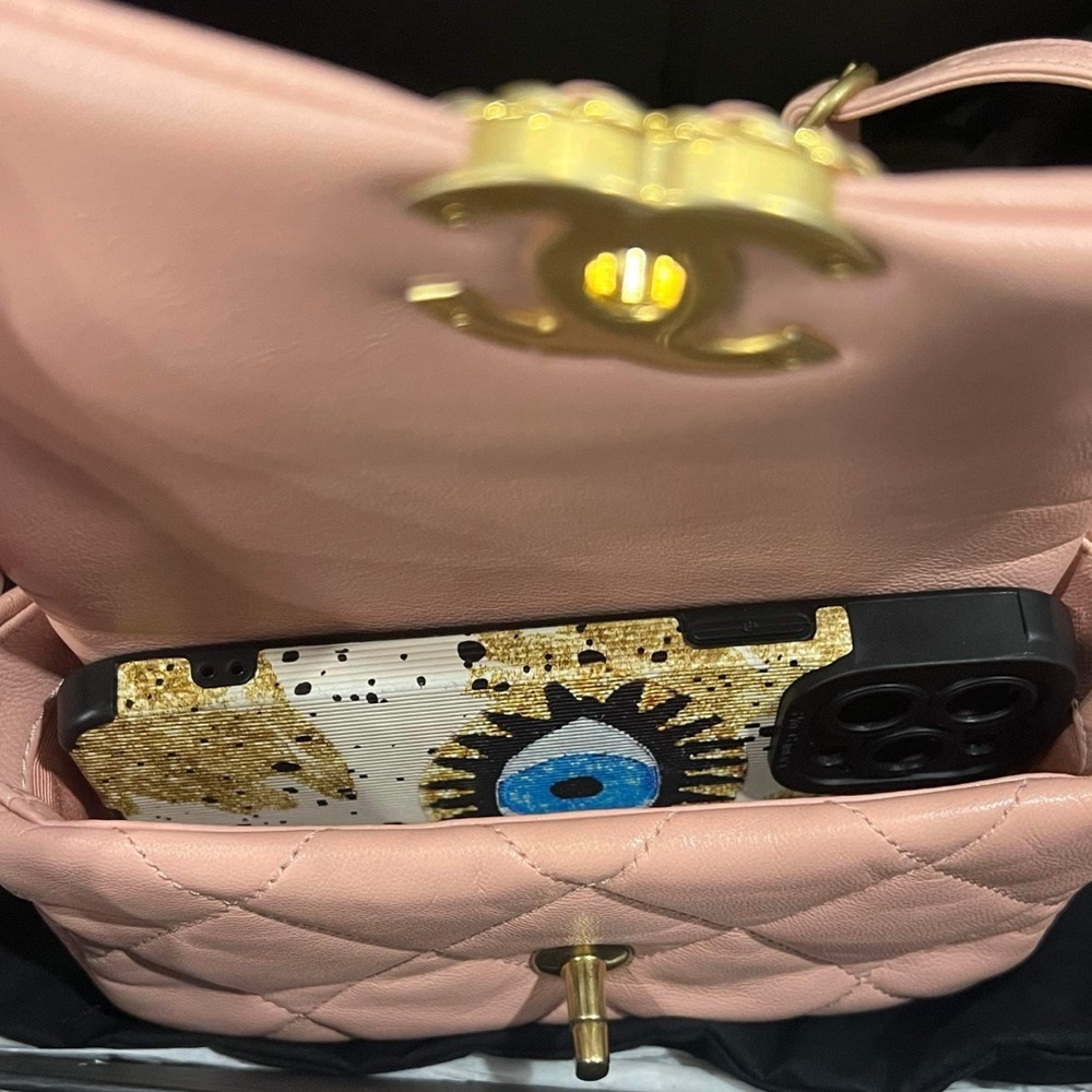 SOLD 🔴 C H A N E L 🖤 C19 belt bag with ombré chain CC waist bag ghw lambskin shw - Picture 7 of 11